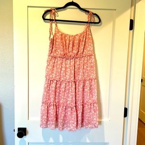 NWOT Pink floral sundress
